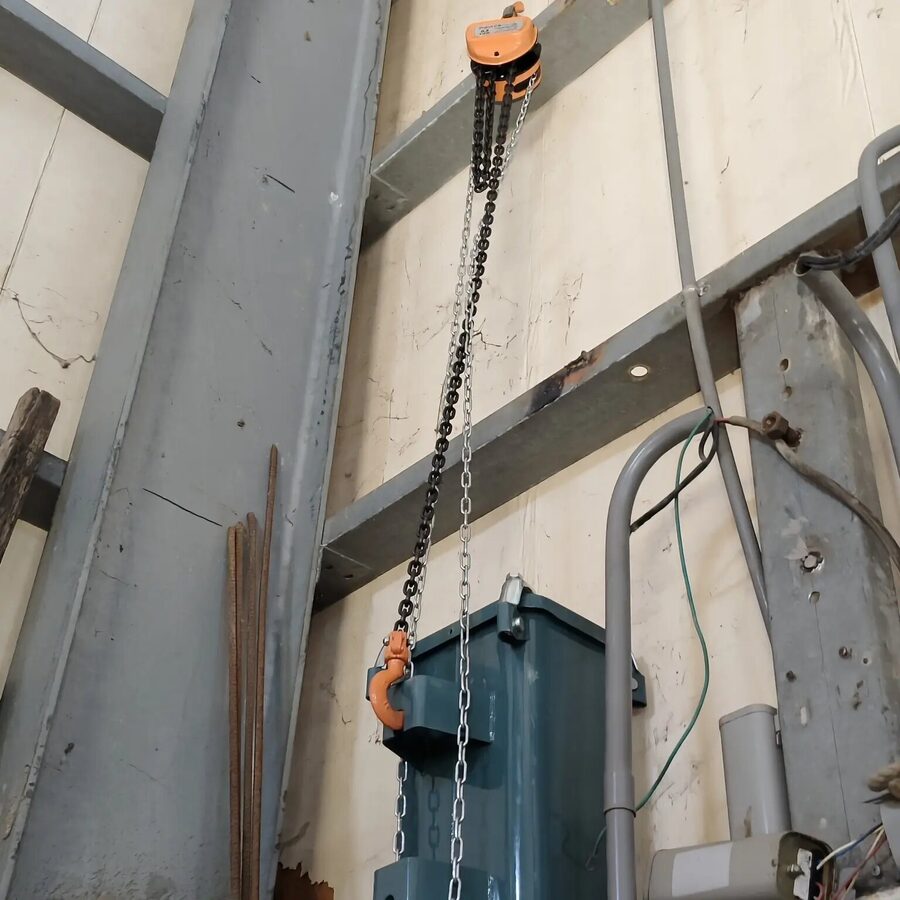 桃園水電施工實績－大型電力設備吊掛定位