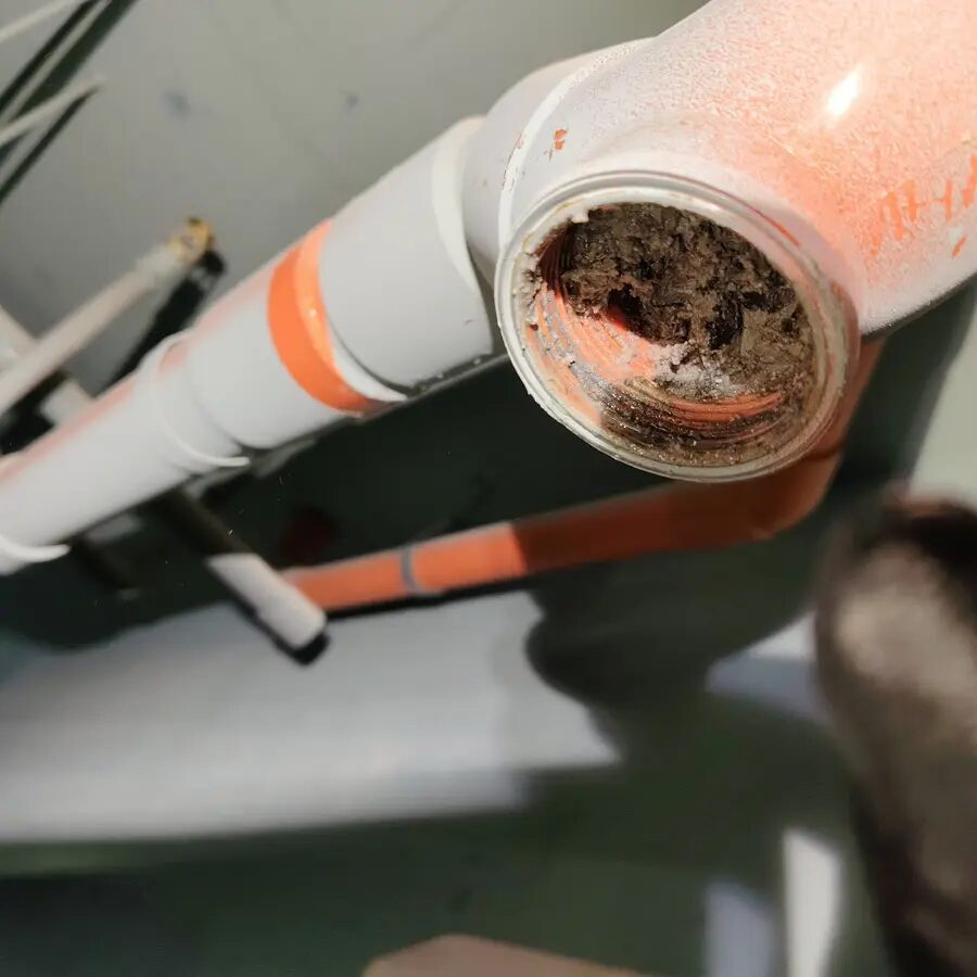 桃園水電施工實績－管路內沉積堵塞檢查