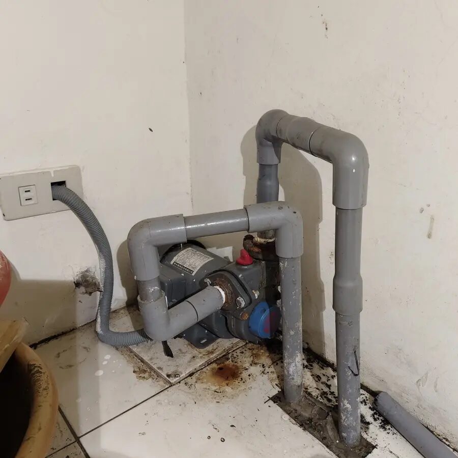 桃園水電施工實績－抽水馬達與周邊管路整理